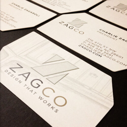 Die Cut Business Cards